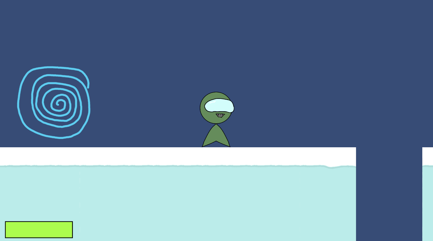 Ice level scene